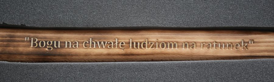 Napis na trzonku 